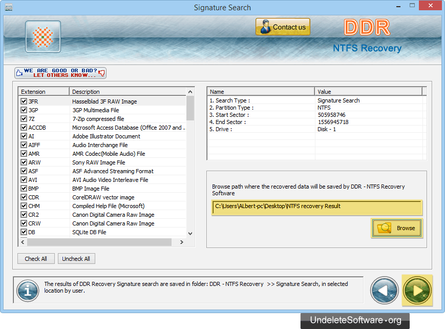 NTFS Hard Disk Undelete Software
